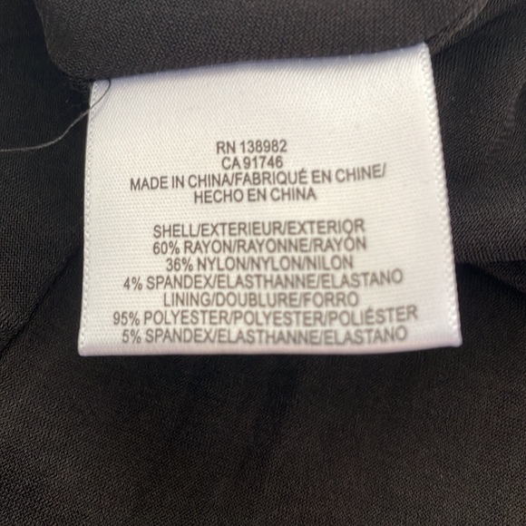 NWT Dress the Population Eva Black One Shoulder Gown Dress Size XS - Picture 9 of 10